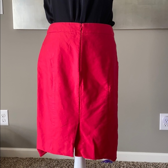 J Crew Pencil Skirt and Black Top - Picture 4 of 5